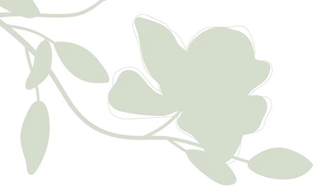 Decorative floral branch illustration
